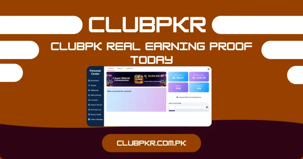 Clubpkr Game Earning App